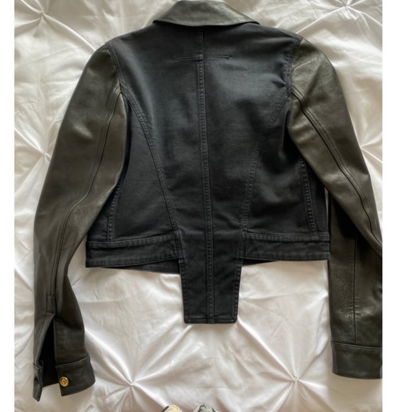 Givenchy leather and denim jacket - Picture 7 of 7